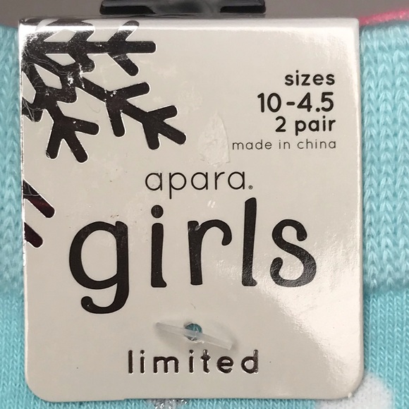 Apara Sloth & Flying Pig Crew Socks Blue & Pink - Picture 6 of 8